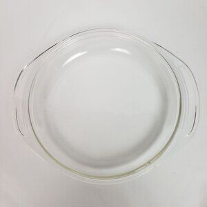 VINTAGE Pyrex 684C B-16 Clear Pie Plate Baking Dish Replacement Lid 8" X 1.25"